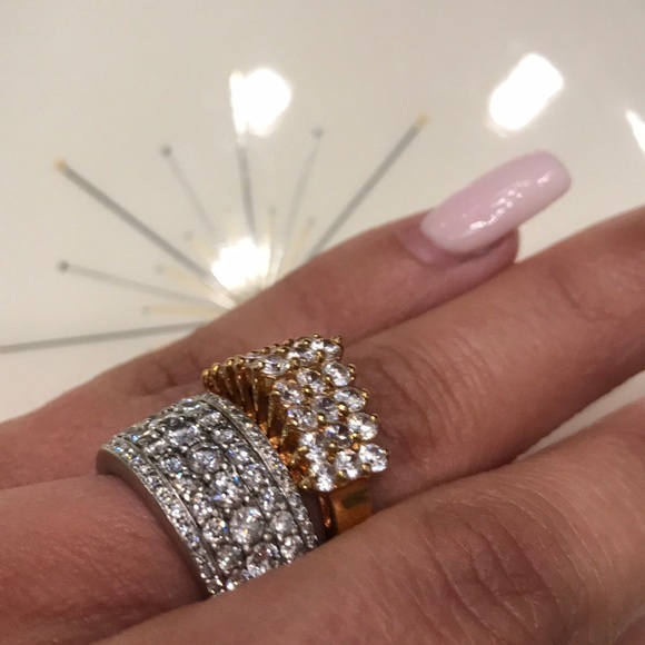 🥂 Mystery Italian Art Deco Inspired Vintage ring - Picture 9 of 17